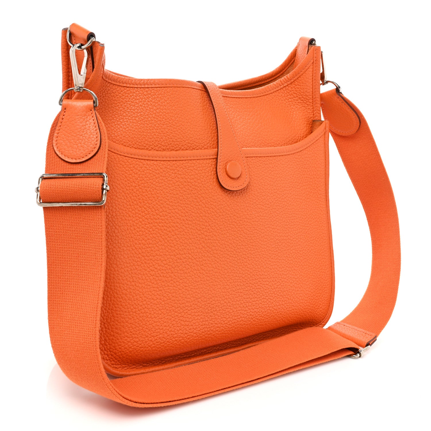 Hermes Taurillon Clemence Evelyne III PM Orange 3 of 13