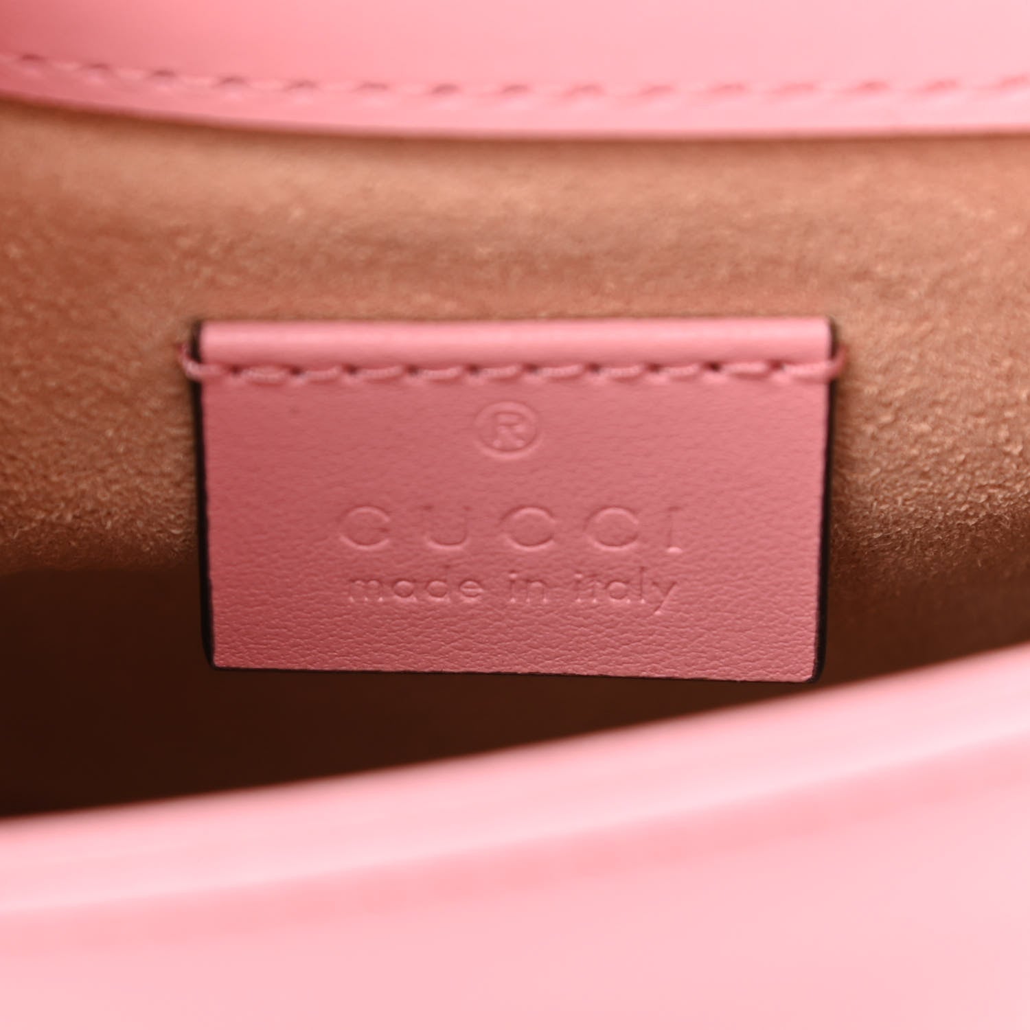 Gucci Calfskin Matelasse Mini GG Marmont Top Handle Shoulder Bag Wild Rose 6 of 10