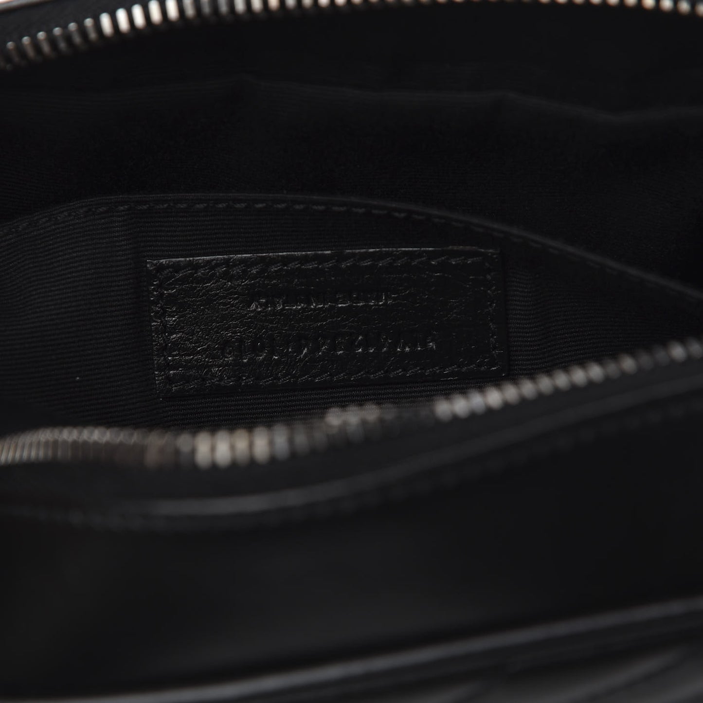 Calfskin Matelasse Monogram Lou Camera Bag Black