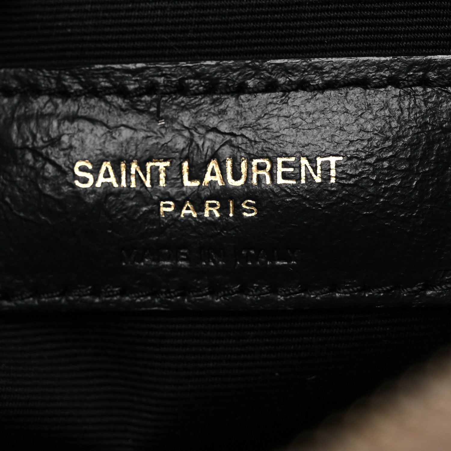 Saint Laurent Calfskin Matelasse Monogram Lou Camera Bag Dark Latte 6 of 12