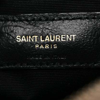 Saint Laurent Calfskin Matelasse Monogram Lou Camera Bag Dark Latte 6 of 12