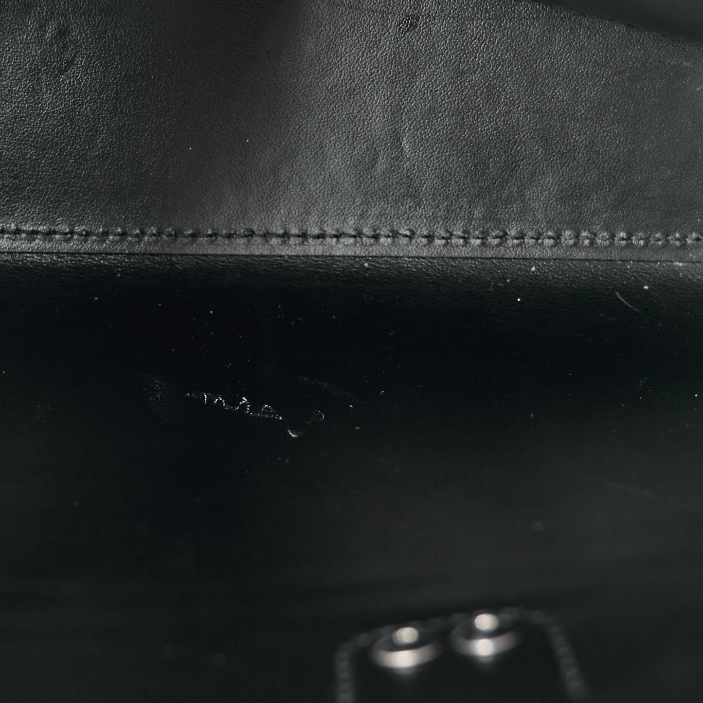 Calfskin Crocodile Embossed Baby Sac De Jour Black