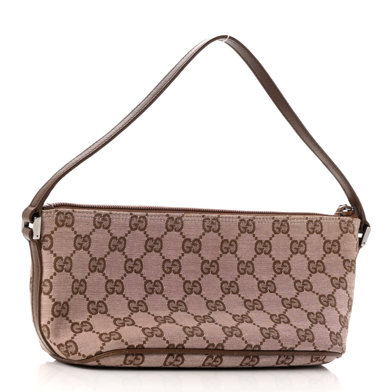 Gucci Monogram Boat Pochette Brown 3 of 15