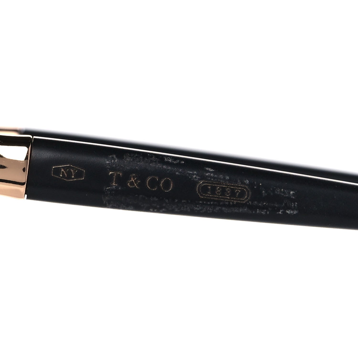 Tiffany 1837 Cat Eye TF4125 Sunglasses Black Gold 10 of 10