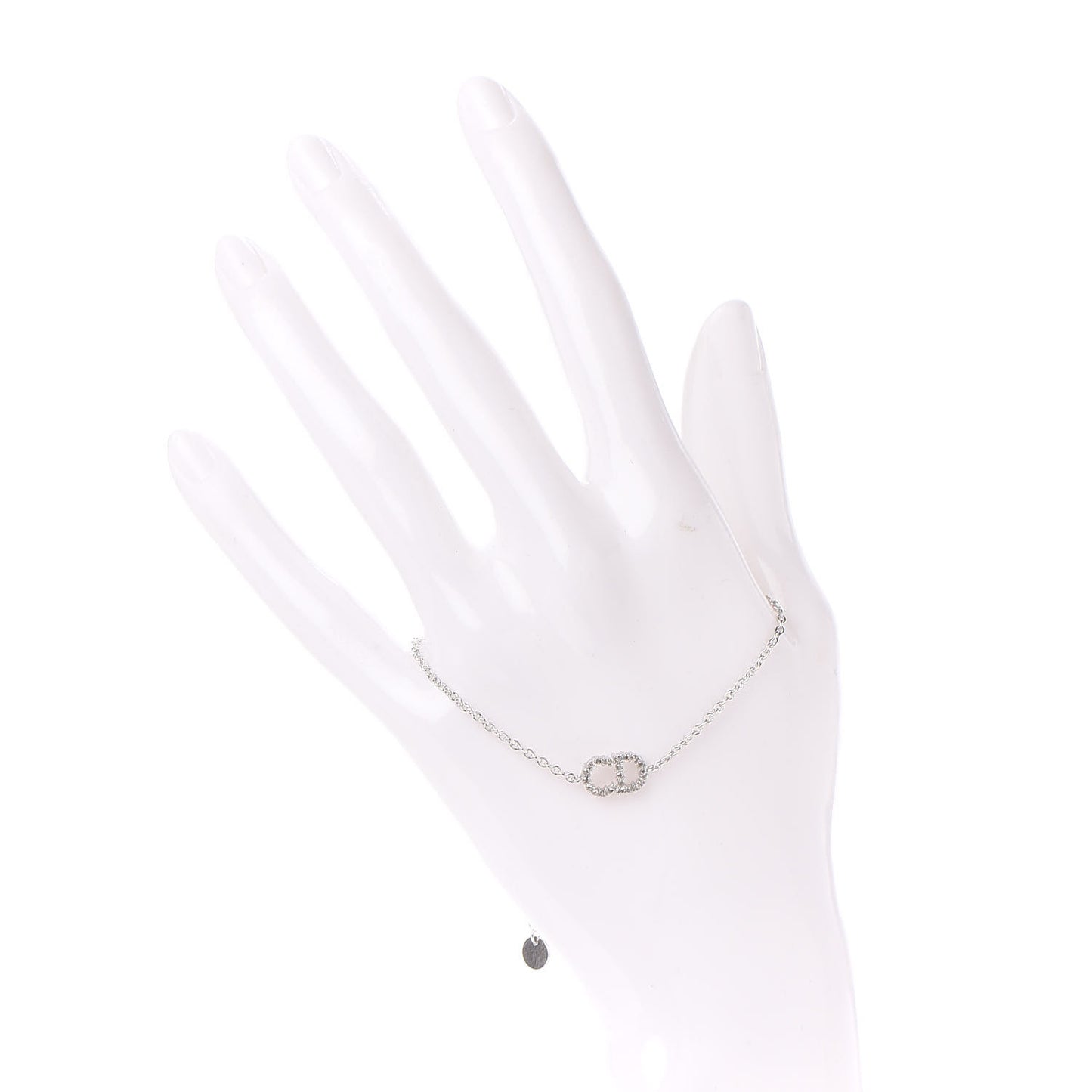 Crystal CD Bracelet Silver
