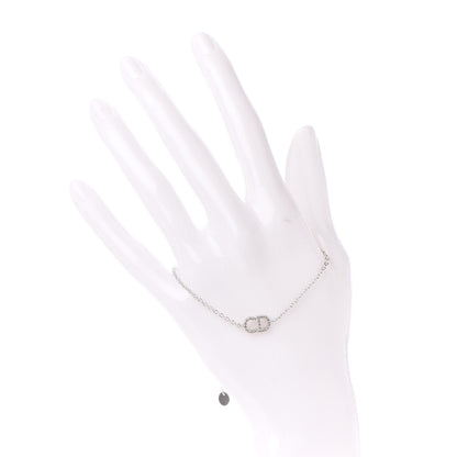 Christian Dior Crystal CD Bracelet Silver 2 of 4