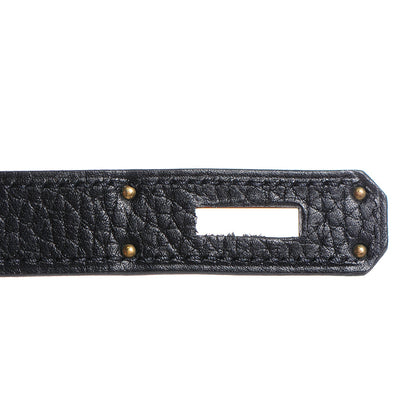 Hermes Fjord Kelly Retourne 35 Black 11 of 26