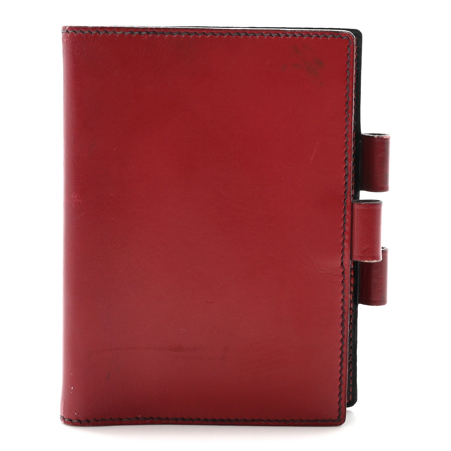 Hermes Box Vision Agenda Cover PM Rouge Vif Black 1 of 6