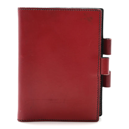 Hermes Box Vision Agenda Cover PM Rouge Vif Black 1 of 6