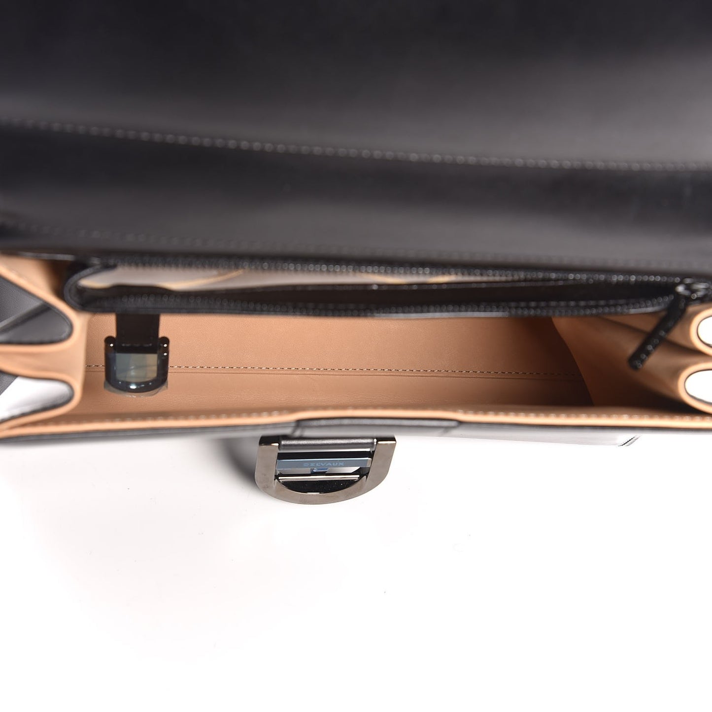 Box Calfskin MM Brillant Satchel Black
