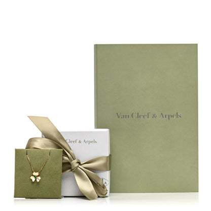 Van Cleef & Arpels 18K Yellow Gold Emerald Mini Frivole Pendant Necklace 6 of 6