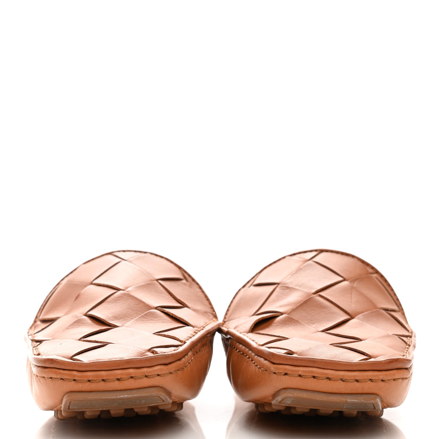Bottega Veneta Nappa Intrecciato Slipper Mules 38 Brown 2 of 14