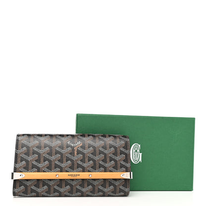 Goyard Goyardine Monte Carlo Bois Clutch Black 11 of 11