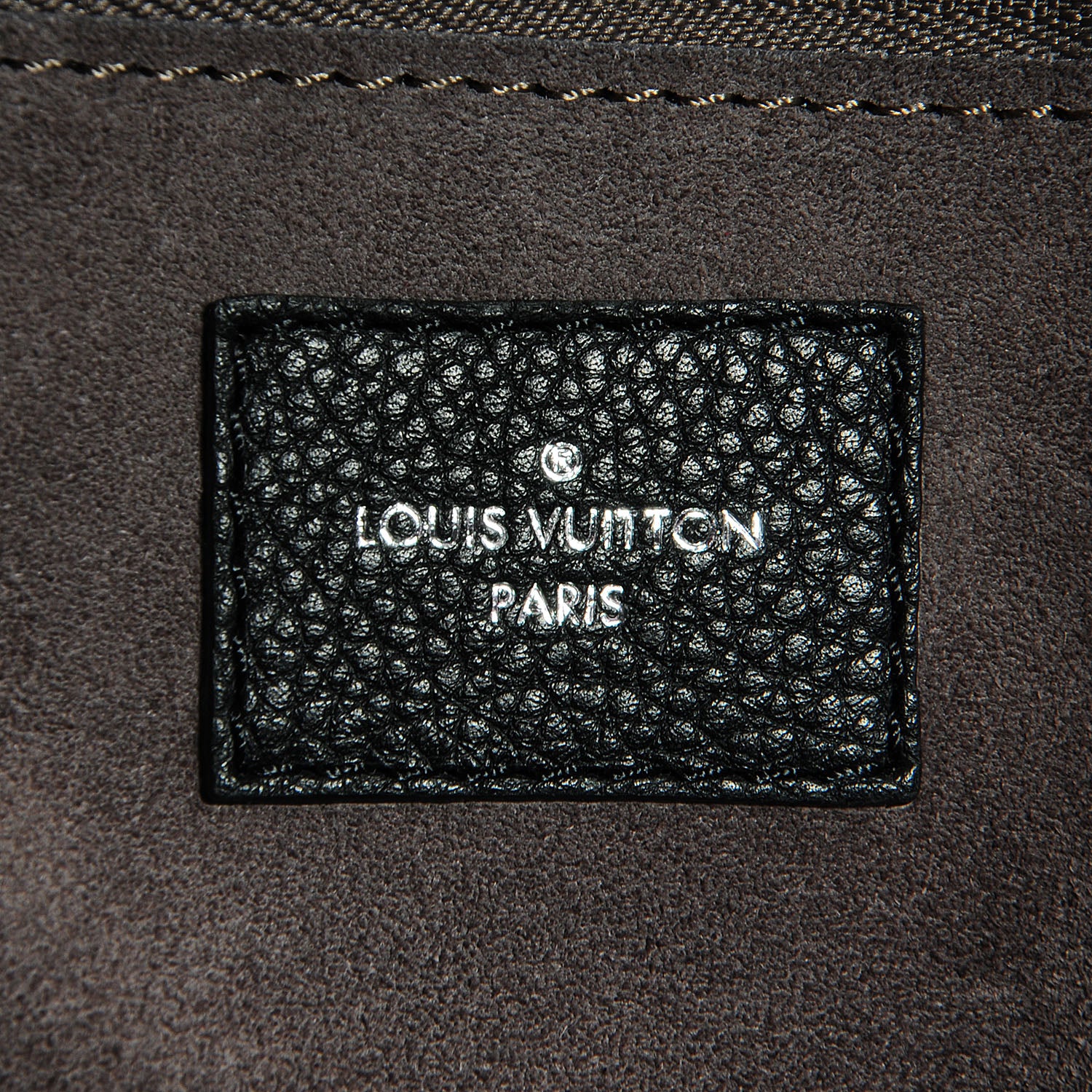 Louis Vuitton Veau Cachemire Soft Lockit MM Black 7 of 10