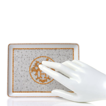 Hermes Porcelain Mosaique au 24 Sushi Plate 2 of 8