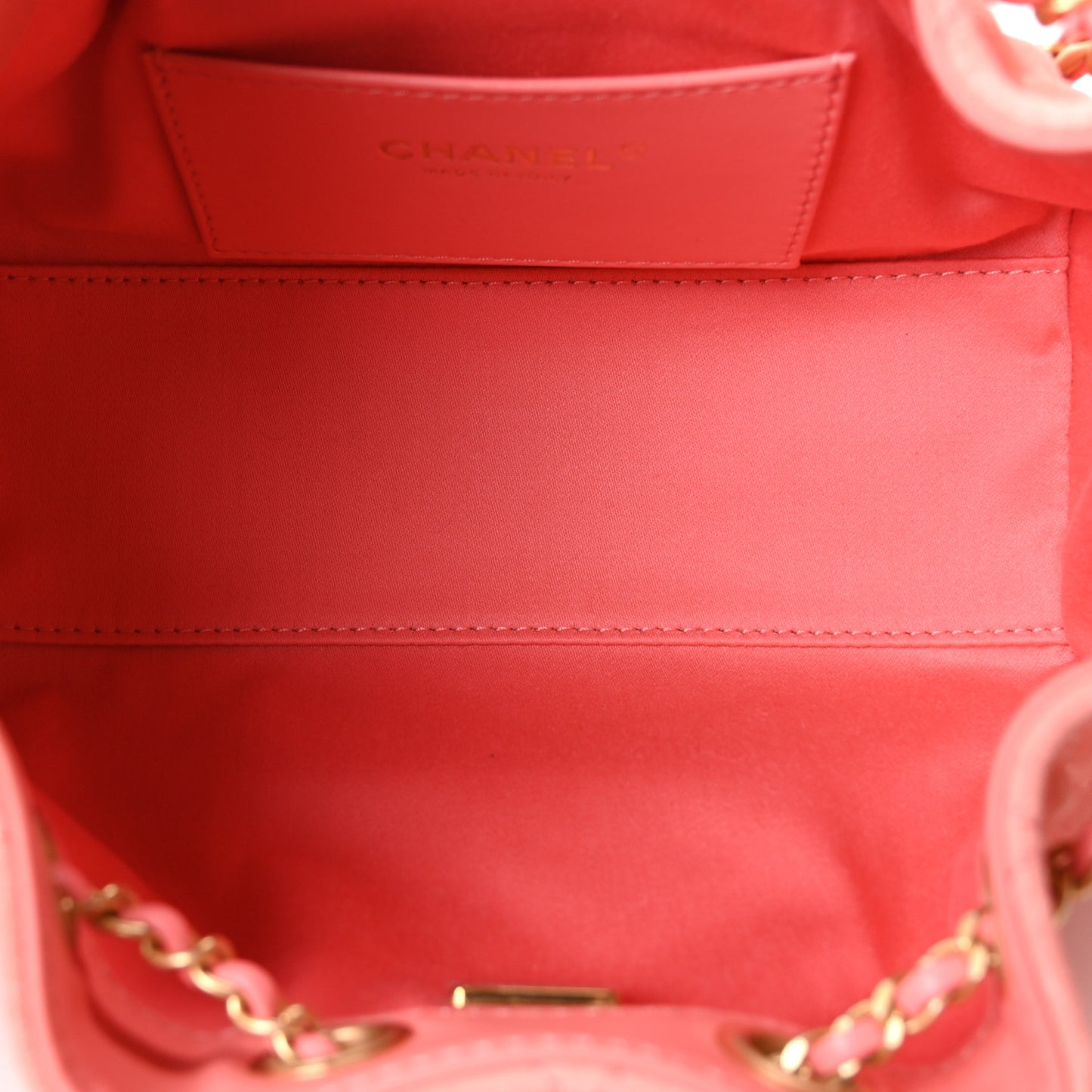 Suede Quilted Mini Chanel 25 Handbag Pink