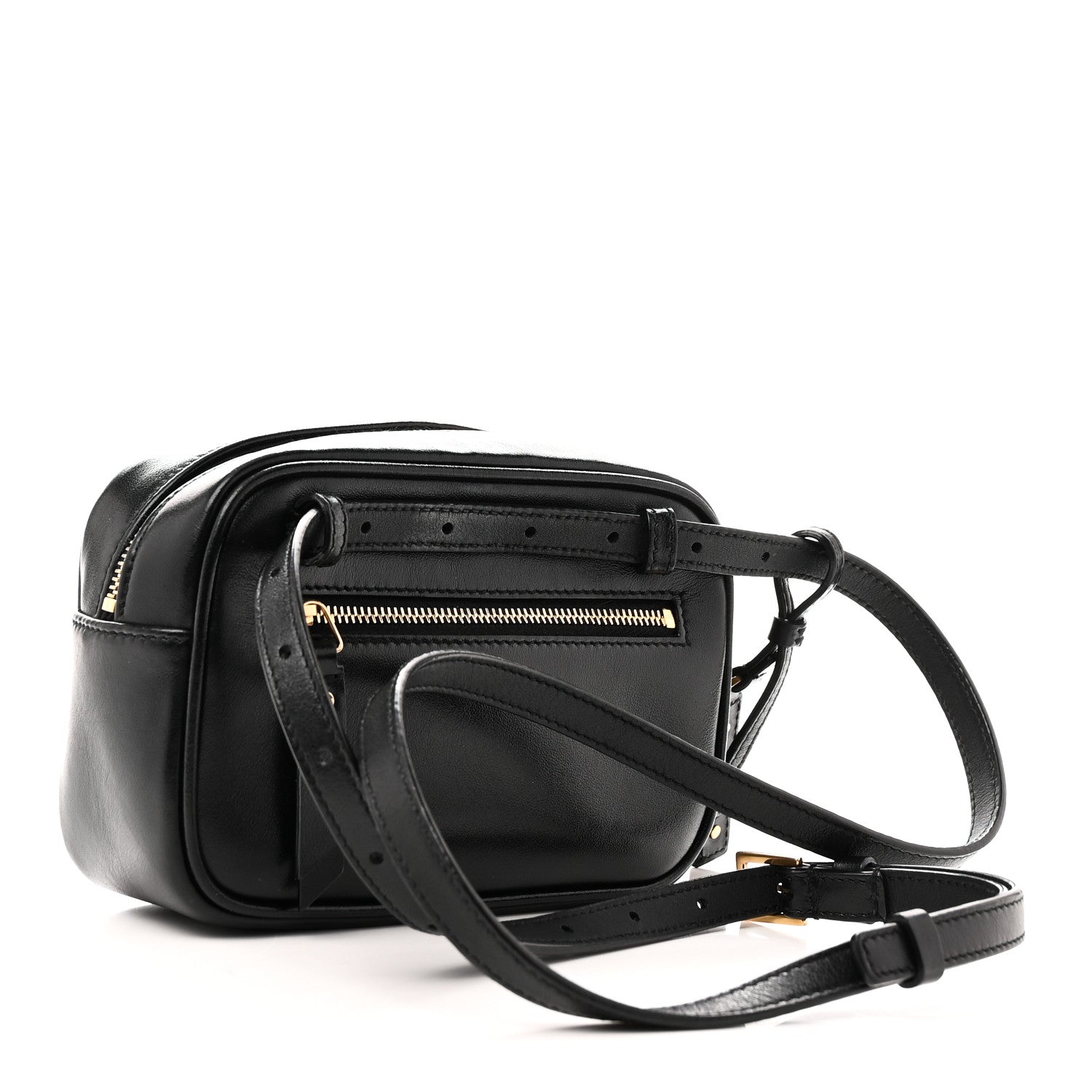 Saint Laurent Calfskin Matelasse Monogram Lou Belt Bag Black 3 of 10