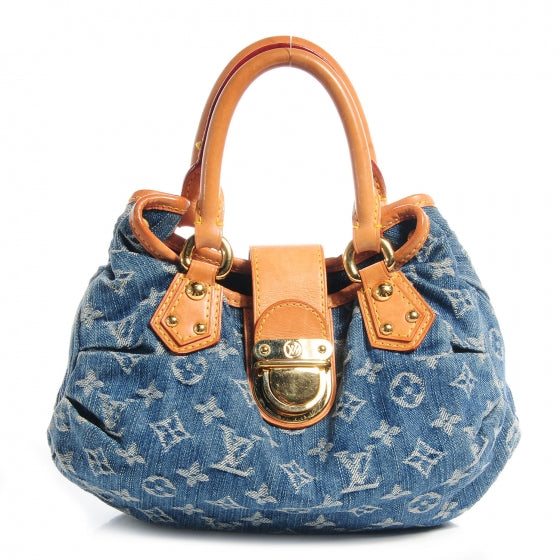 Louis Vuitton Denim Pleaty Blue 1 of 7