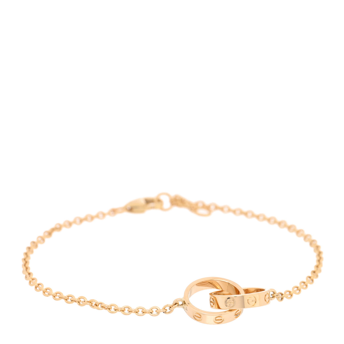 Cartier 18K Yellow Gold Interlocking LOVE Bracelet 1 of 3