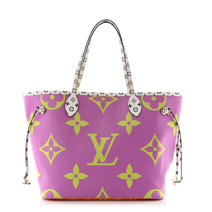 Louis Vuitton Monogram Giant Neverfull MM Pink Lilac 1 of 9