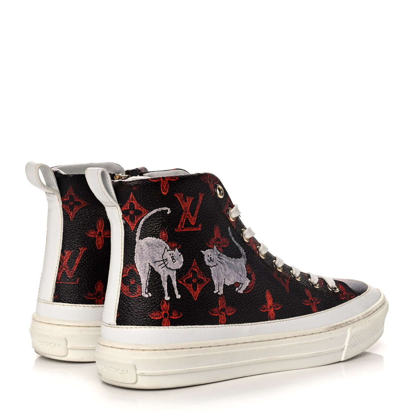 Catogram Stellar Sneaker Boots 35 Marron