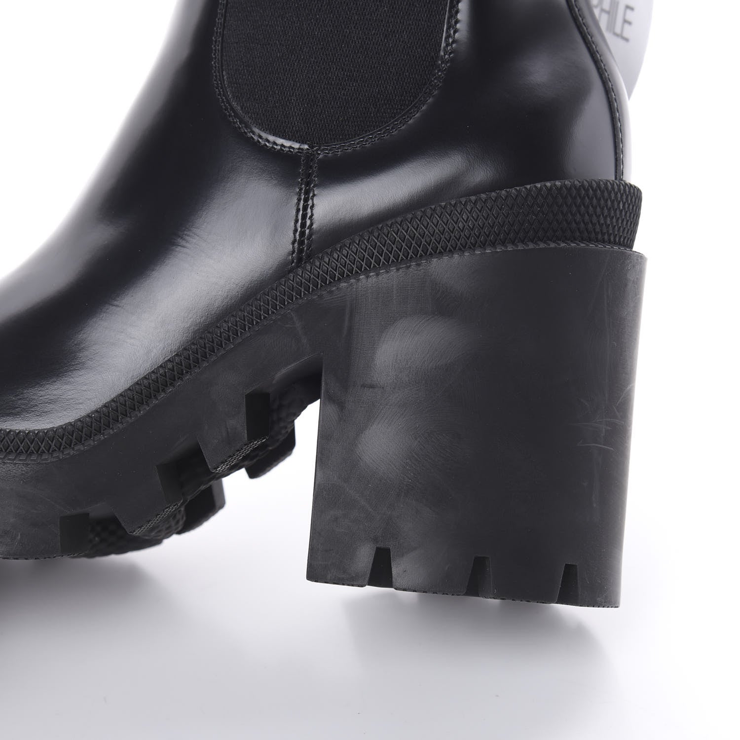 Gucci Calfskin Crystal GG Trip Chelsea Ankle Boots 36 Black 10 of 12