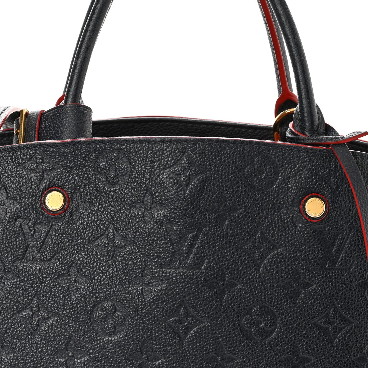 Louis Vuitton Empreinte Montaigne MM Marine Rouge 8 of 16