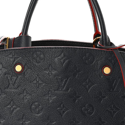 Louis Vuitton Empreinte Montaigne MM Marine Rouge 8 of 16
