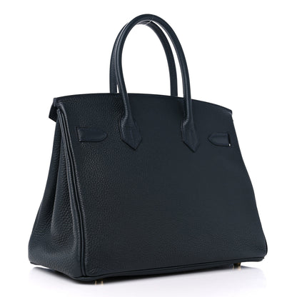 Hermes Togo Birkin 30 Vert Fonce 3 of 9