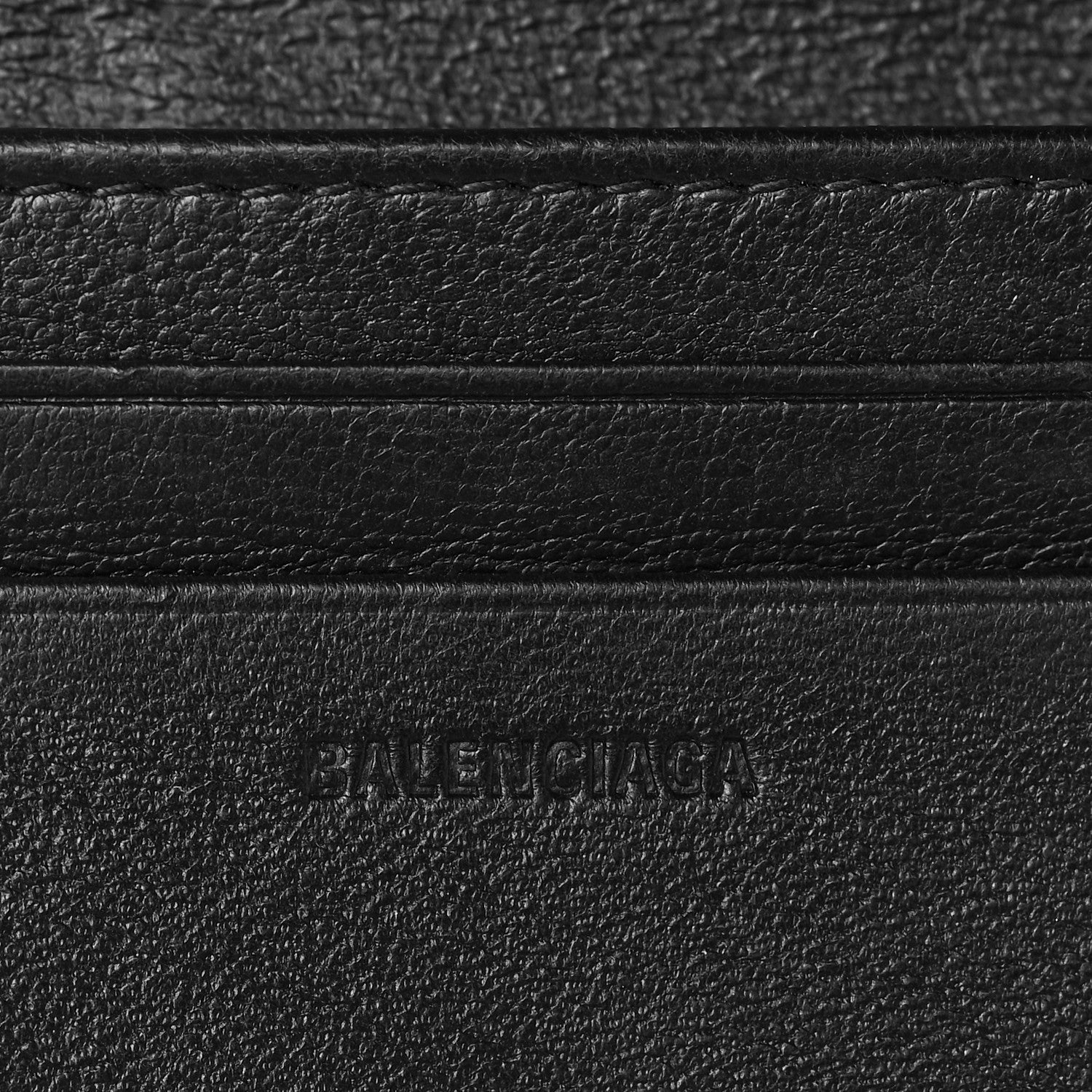 Balenciaga Extra Supple Calfskin Monochrome Crocodile Embossed Mini Gossip Zip Wallet Black 6 of 7