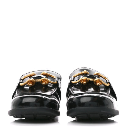 Bottega Veneta Glossy Calfskin Monsieur Loafers 37.5 Black 2 of 7