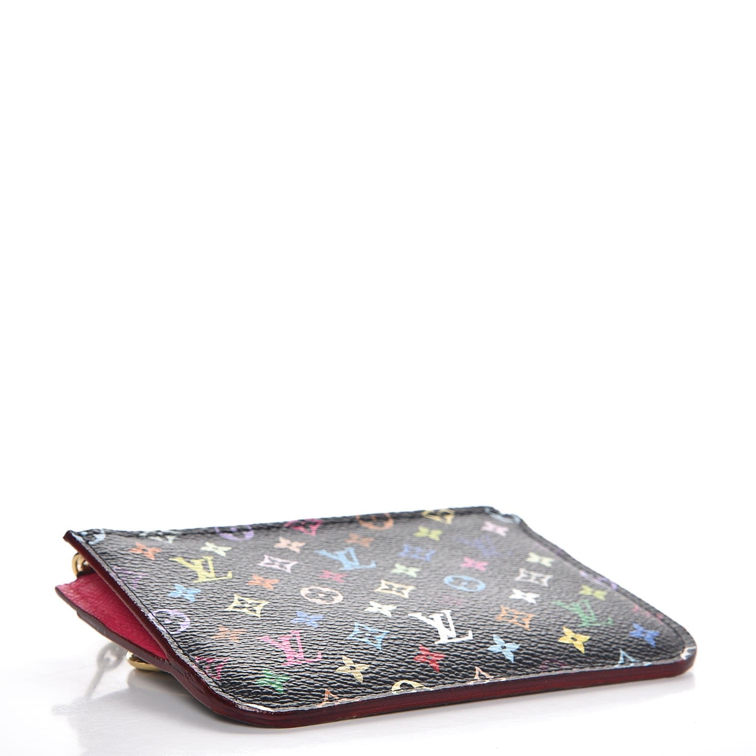 Louis Vuitton Monogram Multicolor Key Pouch Black Grenade 4 of 8