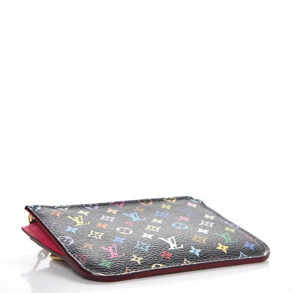 Louis Vuitton Monogram Multicolor Key Pouch Black Grenade 4 of 8