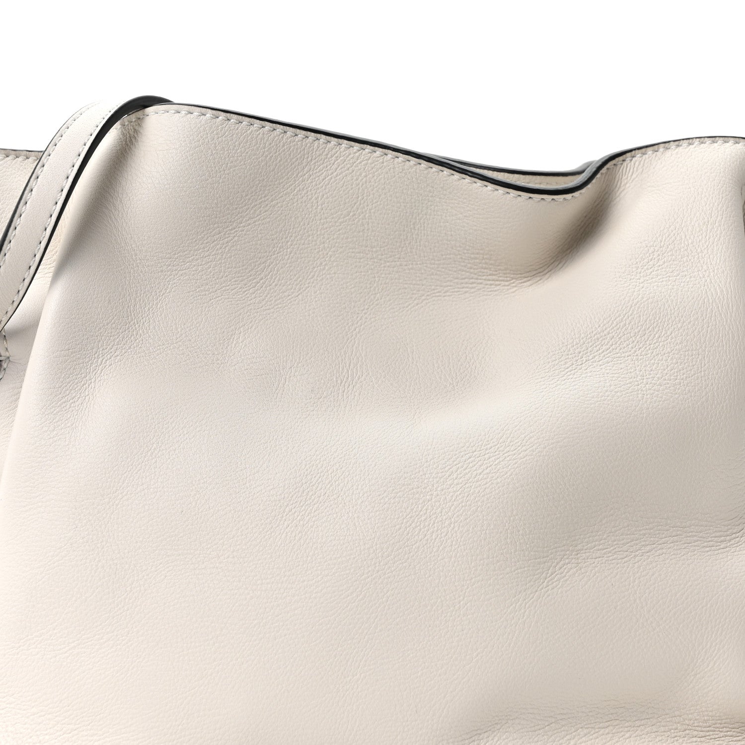Loewe Calfskin Mini Flamenco Knot Clutch Soft White 6 of 8