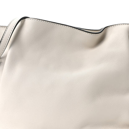Loewe Calfskin Mini Flamenco Knot Clutch Soft White 6 of 8