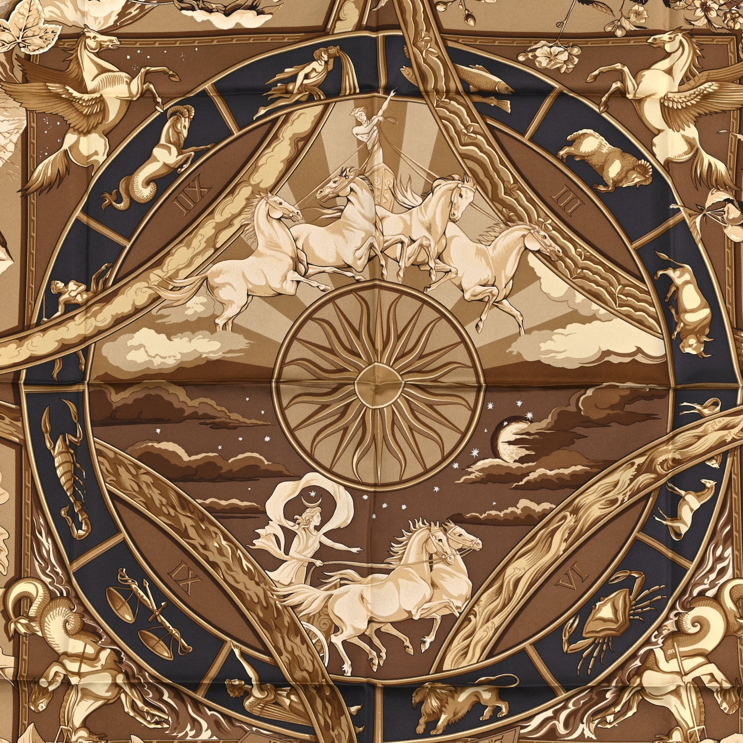 Hermes Silk Rythmes du Monde Scarf 90 2 of 3