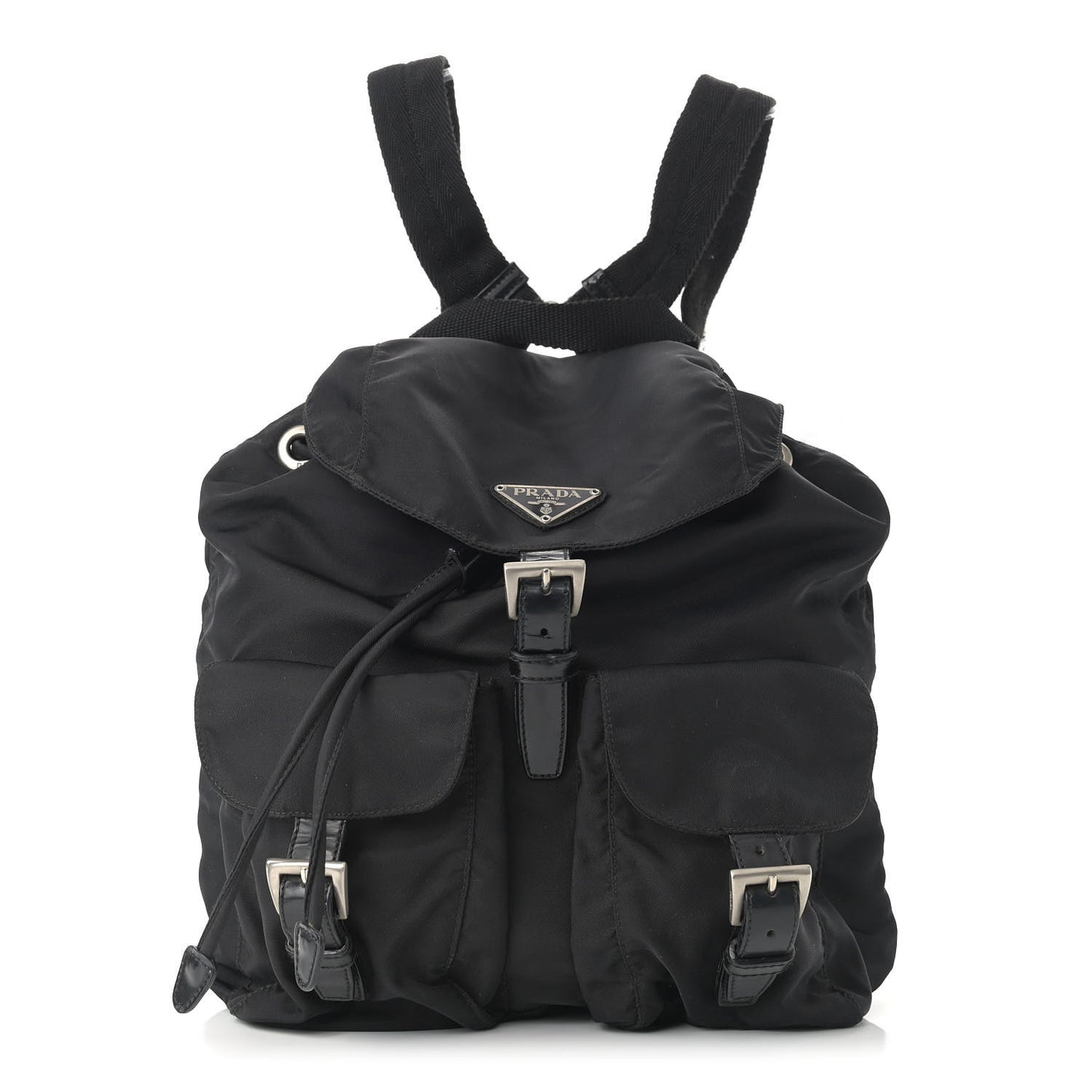 Nylon Vela Medium Backpack Black