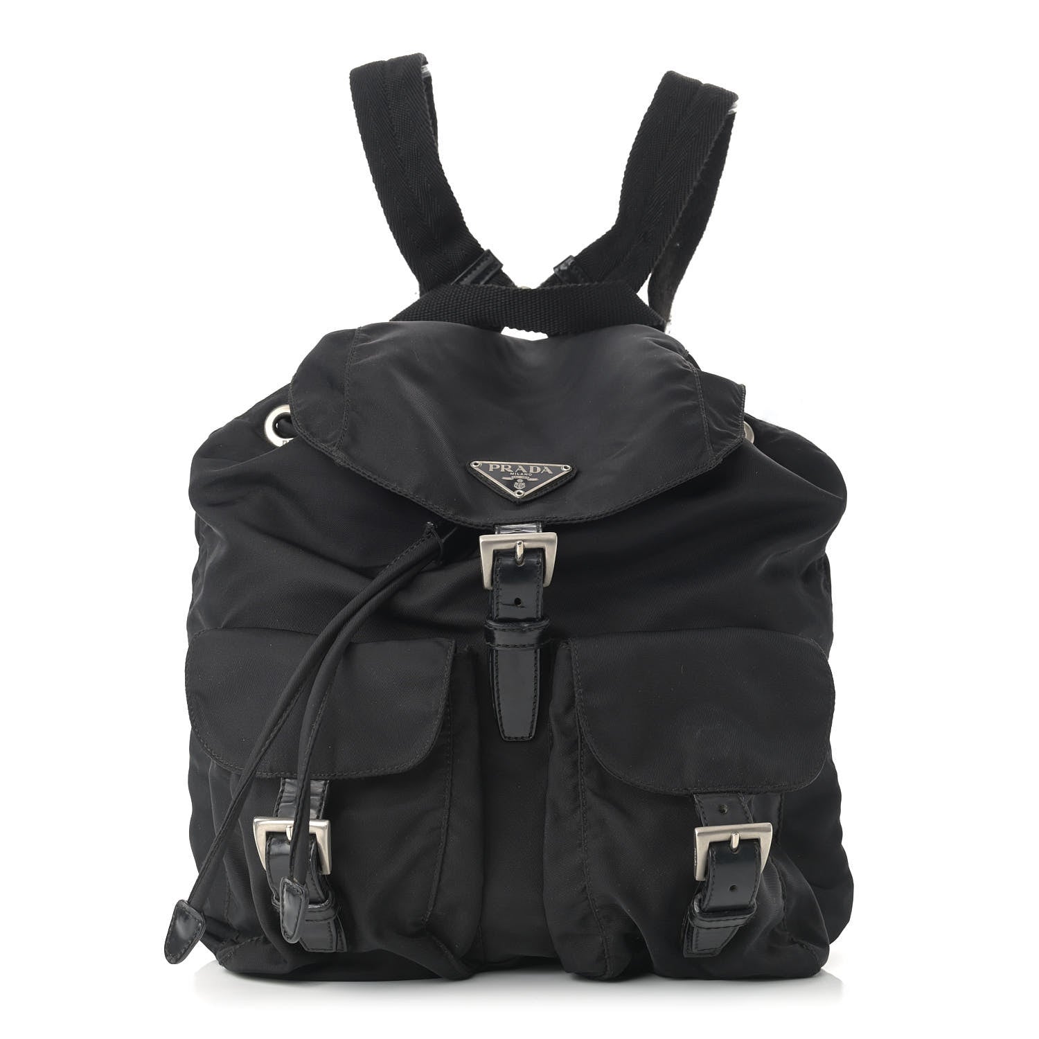 Prada Nylon Vela Medium Backpack Black 1 of 13
