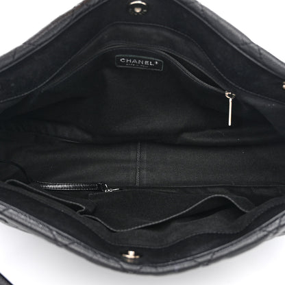 Chanel Caviar Quilted CC Timeless Soft Tote Black 5 of 10