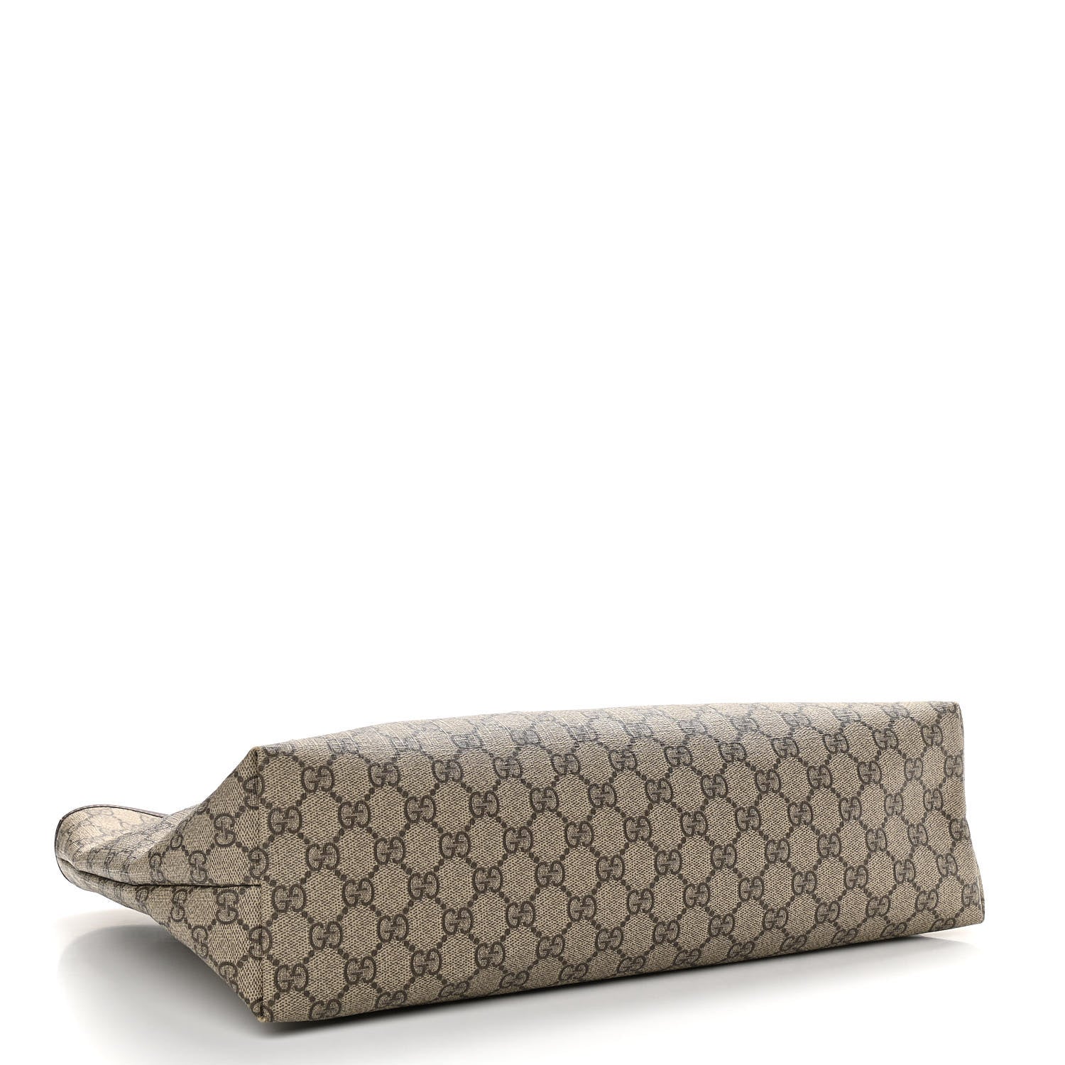 Gucci GG Supreme Monogram Medium Zippered Shopping Tote Dark Brown 4 of 11