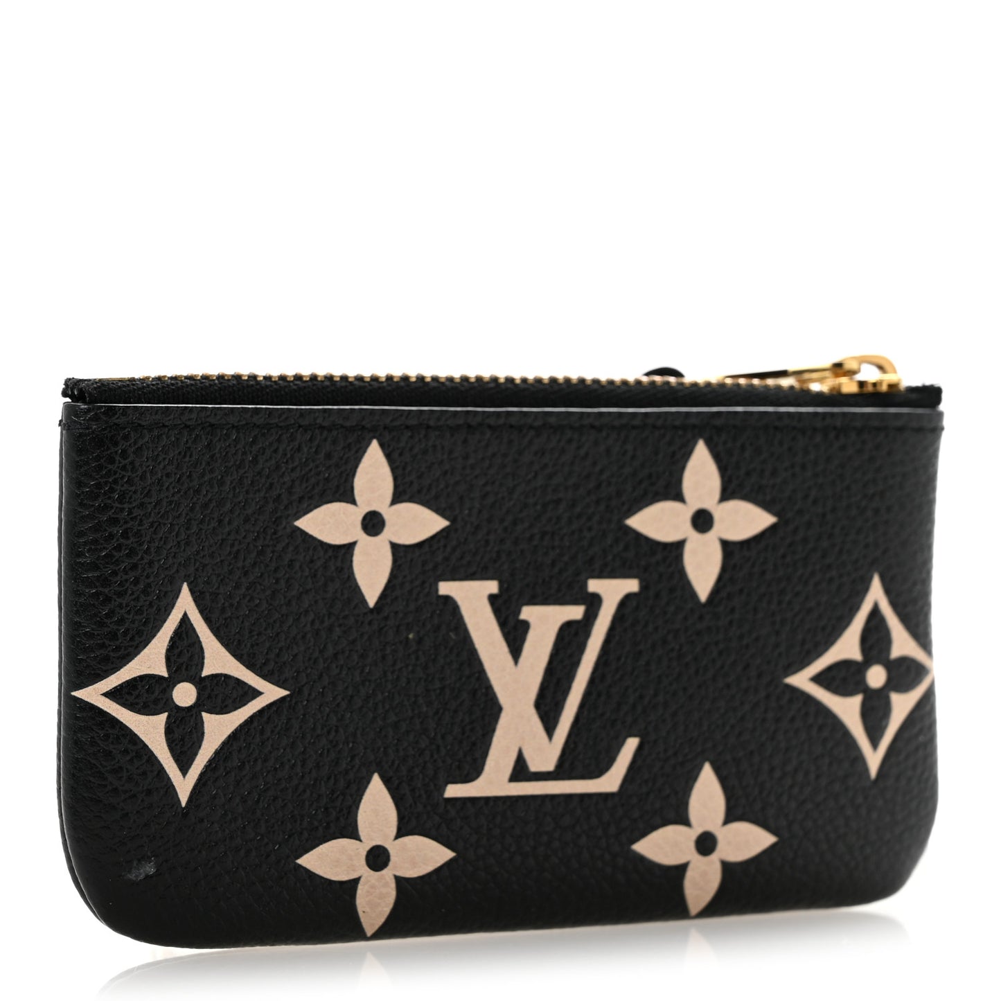 Empreinte Monogram Giant Key Pouch Black Beige