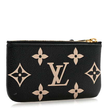 Louis Vuitton Empreinte Monogram Giant Key Pouch Black Beige 3 of 9