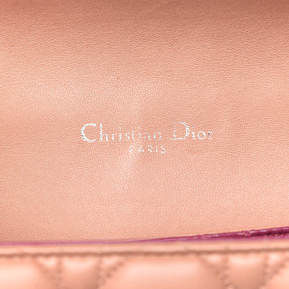 Christian Dior Lambskin Cannage Medium Miss Dior Flap Bois de Rose 6 of 11