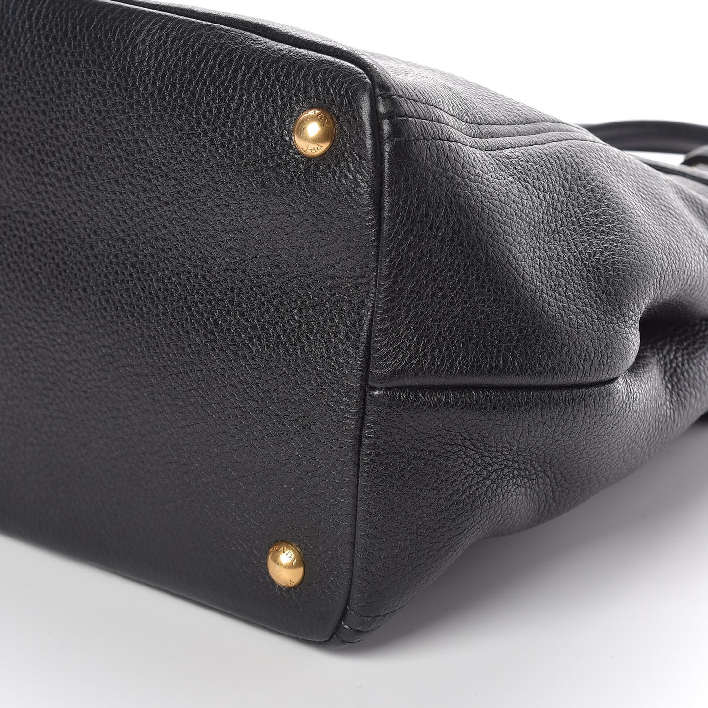Vitello Daino Tote Black