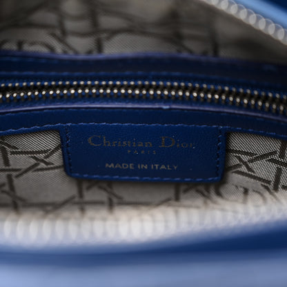 Christian Dior Lambskin Cannage Medium Lady Dior Blue 6 of 9