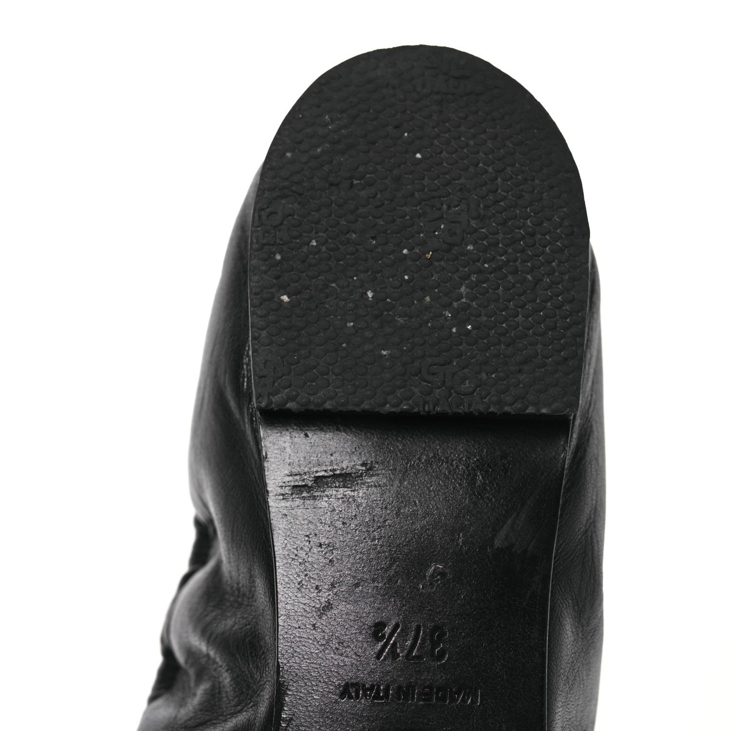 Chanel Lambskin Quilted Elastic CC Loafers 37.5 Black 11 of 13