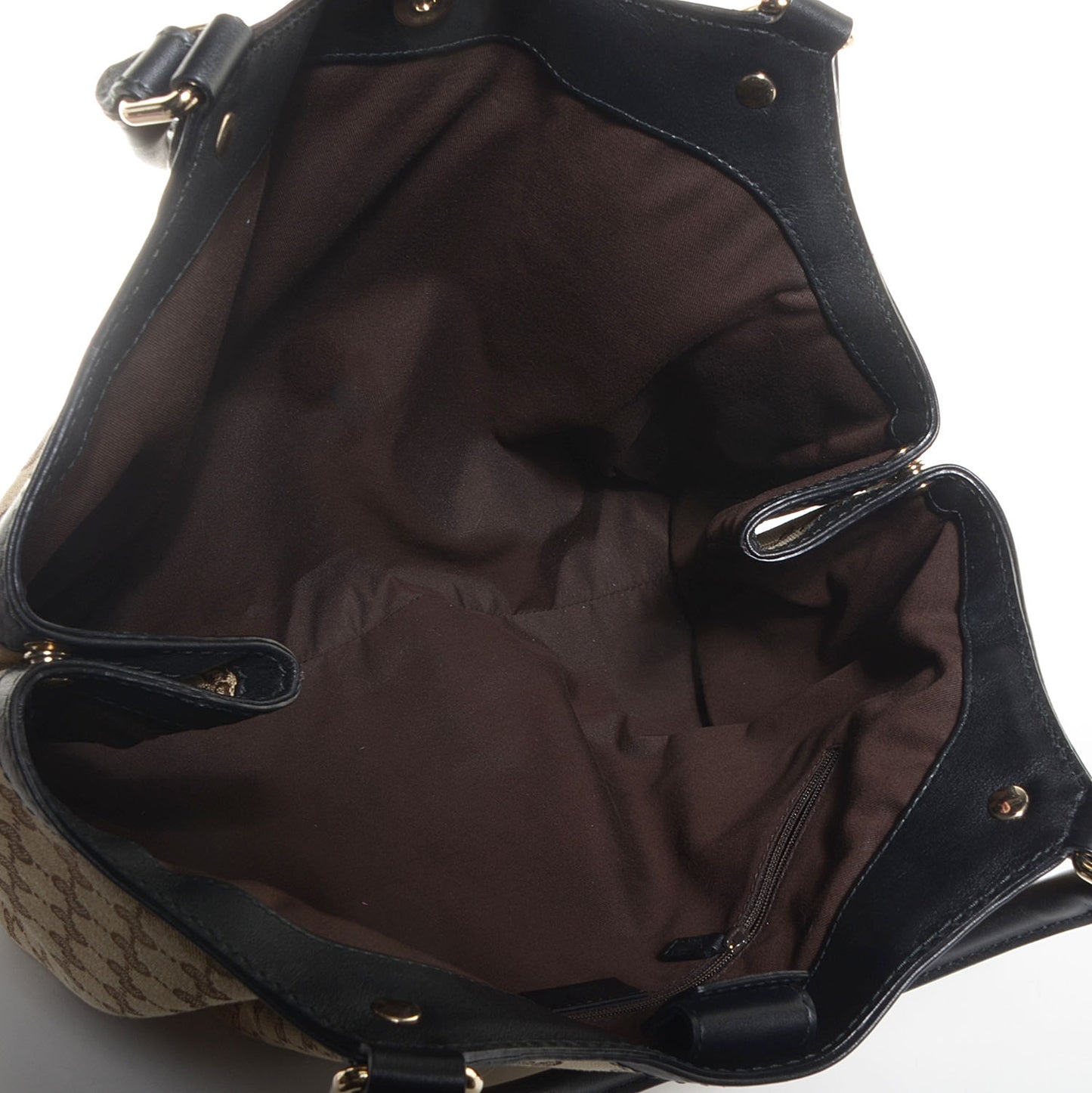 Monogram Large Sukey Tote Beige Ebony Black