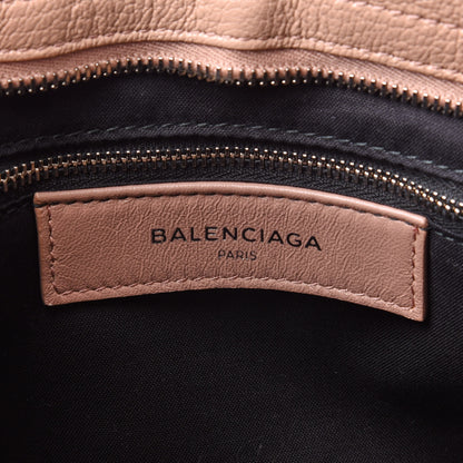 Balenciaga Shiny Goatskin Silver Metallic Edge Hardware S City Rose Des Sables 6 of 9