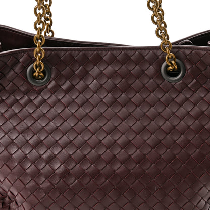 Bottega Veneta Nappa Intrecciato Medium Classic Chain Strap Tote Eclipse 7 of 9