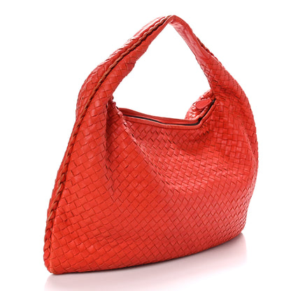 Bottega Veneta Nappa Intrecciato Large Veneta Hobo Corniola 3 of 8